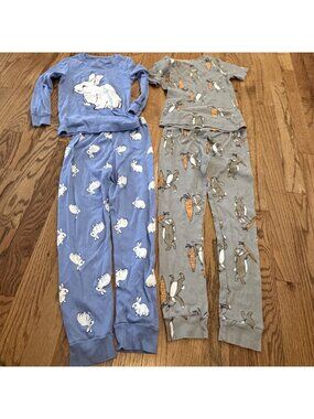 Carter's Boys Rabbit Pajamas Easter Size 7
